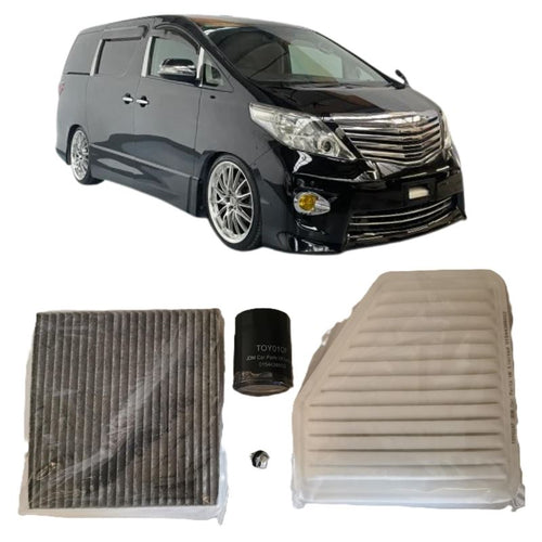 Toyota Alphard Vellfire 2008-2015 2.4 Service Kit Oil Air Pollen Filter