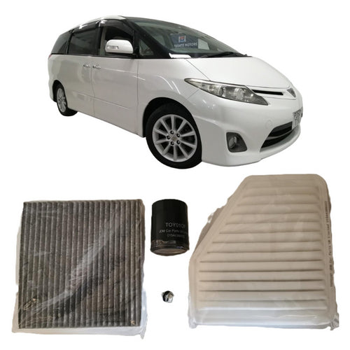 Toyota Estima 2006-2015 2.4 Service Kit Oil Air Pollen Filter