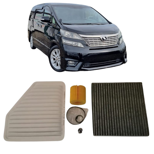 Toyota Alphard Vellfire 2008-2015 3.5 Service Kit Oil Air Pollen Filters