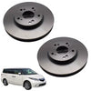 Honda Elysion 2004-2013 Front Brake Discs & Pads Pair