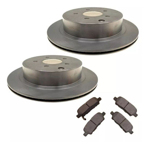 Nissan Elgrand E51 2002-2010 Front & Rear Brake Discs & Pads Set