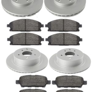 Nissan Elgrand E51 2002-2010 Front & Rear Brake Discs & Pads Set