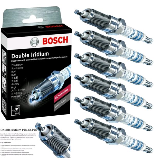 Nissan Elgrand E50 (1997-2002) 3.5 Bosch Long Life Iridium Spark Plugs x6