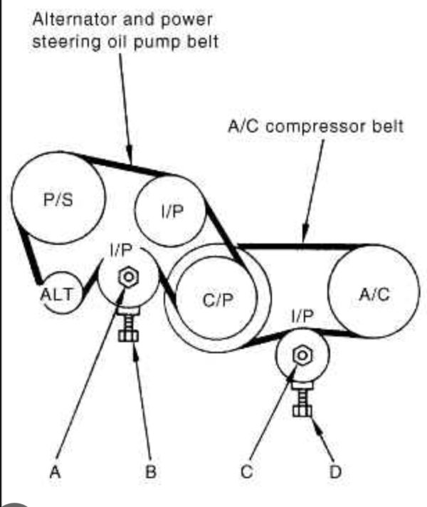 E51 Elgrand 2.5 Auxiliary Belt Kit