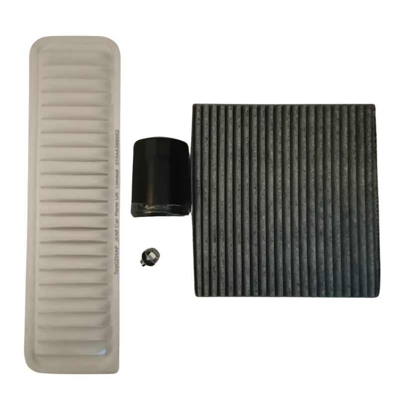 service kit for toyota estima 2006-includes oil filter, air filter, pollen filter & sump plug.