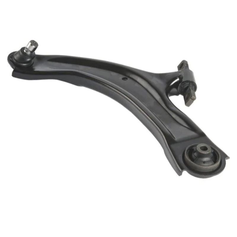 a black steel wishbone for the nissan serena c27 2016-2022. comes complete with ball joint and bushes.