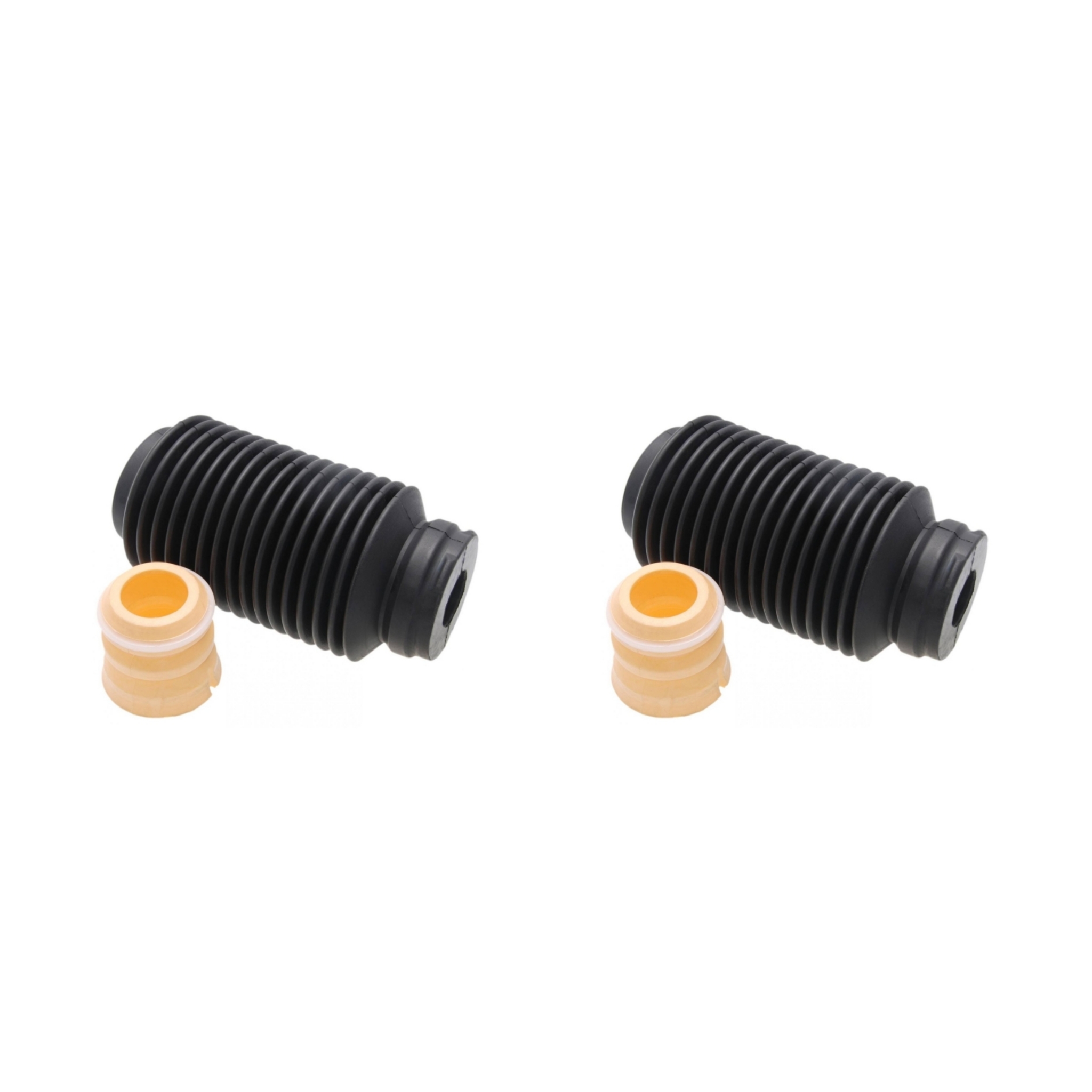 A pair of Nissan Elgrand E51 (2002-2010) Front Shock Absorber Dust Cover and Bump Stops