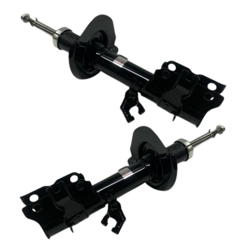 a pair of front shock absorbers in black for the nissan serena c25 & c26 2005-2016