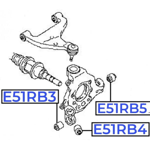 Elgrand E51 Rear Suspension Bush RB5