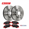 Honda Stepwagon RK5 2009-2015 Front Brake Perfromance Pads & Discs Set Pair