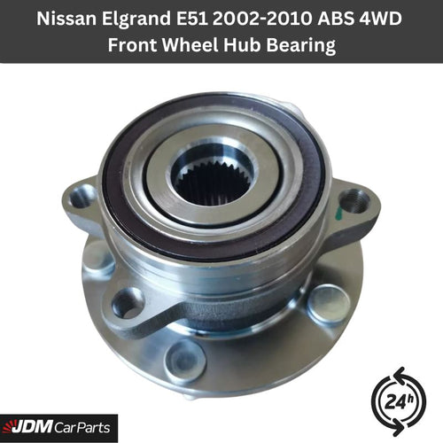 Nissan Elgrand E51 2002-2010 Front Wheel Bearing Axle Hub Assembly 4WD