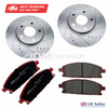 Honda Elysion 2004-2013 Front Brake Discs & Pads Pair