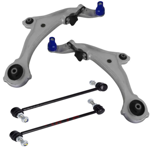 Nissan Elgrand E52 2010-2019 Front Wishbone Control Arms Inc Drop Links Pair