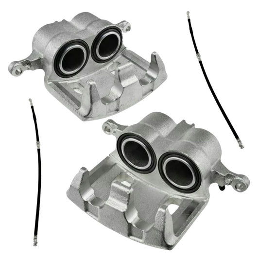 Nissan Elgrand E50 1997-2002 Front Calipers & Brake Hoses Pair