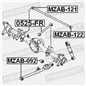 Mazda Bongo Friendee 1995-2005 Rear Lateral Arm Bushes Pair