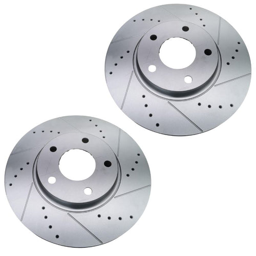 Nissan Elgrand E51 2002-2010 Front Brake Discs Pair Premium Upgrade