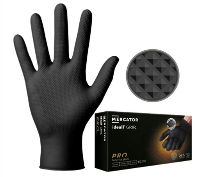 Extra Strong Grip Nitrile Gloves Box of 50 Large