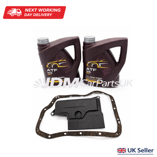 Toyota Estima 2006-Onwards 3.5 WS Automatic Transmission Filter and 8L Fluid Kit