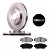 Toyota Estima 2006-2015 Front Brake Pads & Discs Set Pair 296mm