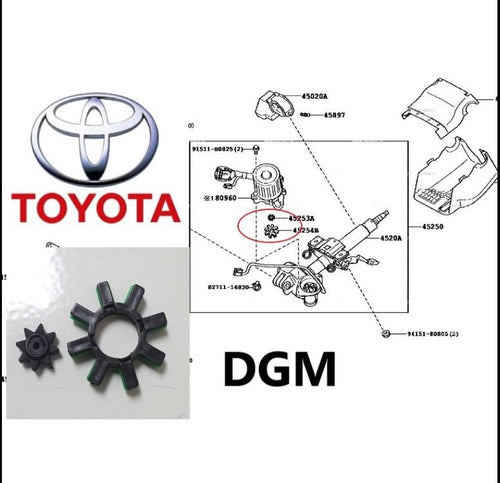Toyota Alphard Vellfire 2008-2015 Steering Column Repair Kit