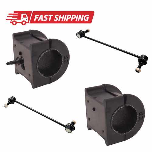 Toyota Estima Hybrid 2000-2006 Front Anti Roll Bar Drop Links Pair & D Bushes