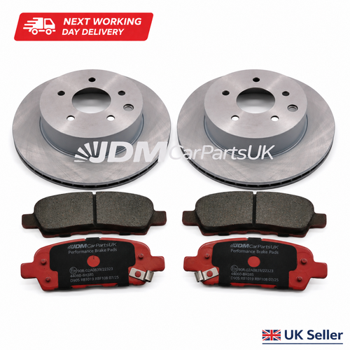 Nissan Elgrand E51 2002-2010 Standard Rear Brake Discs & Performance Pads