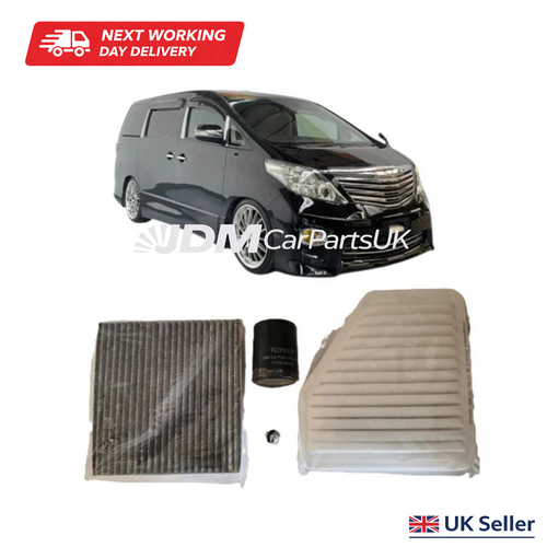 Toyota Alphard Vellfire 2008-2015 2.4 Service Kit Oil Air Pollen Filter