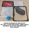 Nissan Elgrand E51 2002-2010 Service Kit Oil Air Pollen Cabin Filter Sump Plug