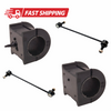 Toyota Estima Hybrid 2000-2006 Front Anti Roll Bar Drop Links Pair & D Bushes