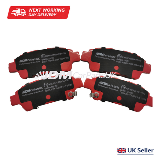 Toyota Estima 2000-2006 Rear Brake Pads Performance Upgrade
