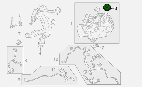 E52 Genuine Nissan Power Steering Pump Reservoir Cap