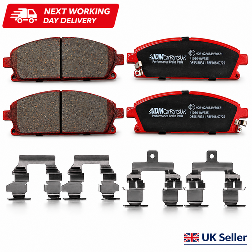 Nissan Elgrand E51 2002-2010 Front Performance Brake Pads & Fitting Kit