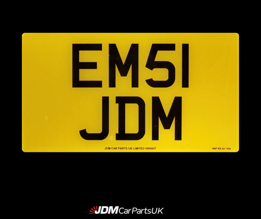 JDM Import Rear Number Plate 330mm x 178mm (13' x 7')