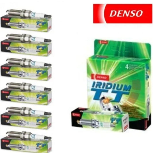 Nissan Elgrand E52 2010-2019 3.5 Long Life Denso Double Iridium Spark Plugs X6