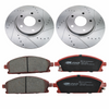Nissan Elgrand E52 2010-2019 Front Brake Discs & Pads Pair Performance Upgrade