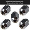 Nissan Elgrand E51 2002-2010 Chrome Wheel Nut Pack of 5