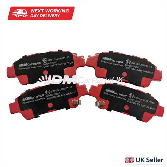 Toyota Estima 2000-2006 Rear Brake Pads Performance Upgrade