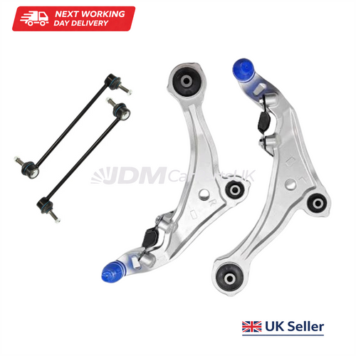 Nissan Elgrand E52 2010-2019 Front Wishbone Control Arms Inc Drop Links Pair