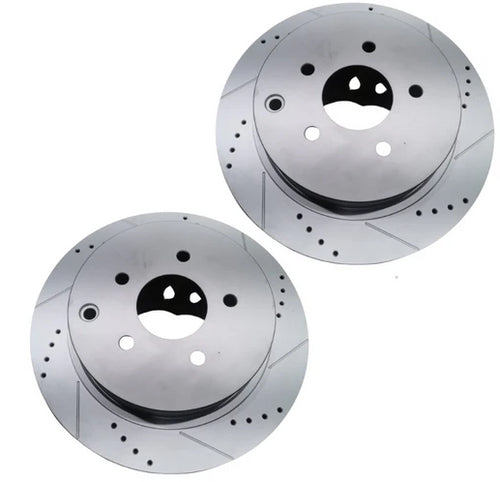 Nissan Elgrand E52 2010-2019 Rear Brake Discs & Pads Pair Performance Upgrade