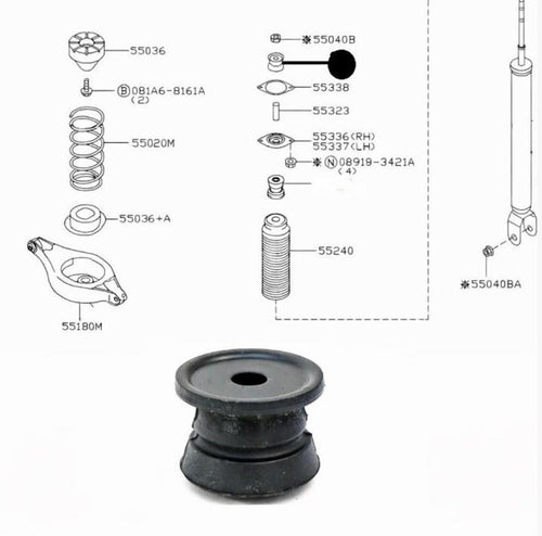 Nissan Elgrand E51 2002-2010 Genuine Top Mount Upper Bush
