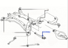 Nissan Elgrand E51 2002-2010 Rear Wishbone Bush Front Arm Inner Lower Shock Absorber Bush