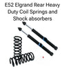 Nissan Elgrand E52 2010-2019 Rear Coil Springs Shock Absorbers Heavy Duty
