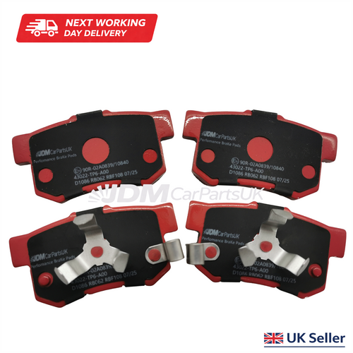 Honda RK5 2008-2015 Rear Brake Pads Performance