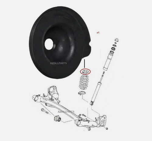Toyota Alphard/Vellfire 2008-2015 Rear Upper Coil Spring Seat
