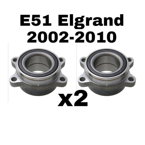 Nissan Elgrand E51 2002-2010 Front Wheel Bearings Pair