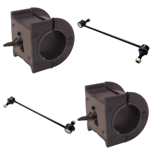 Toyota Estima Hybrid 2000-2006 Front Anti Roll Bar Drop Links Pair & D Bushes