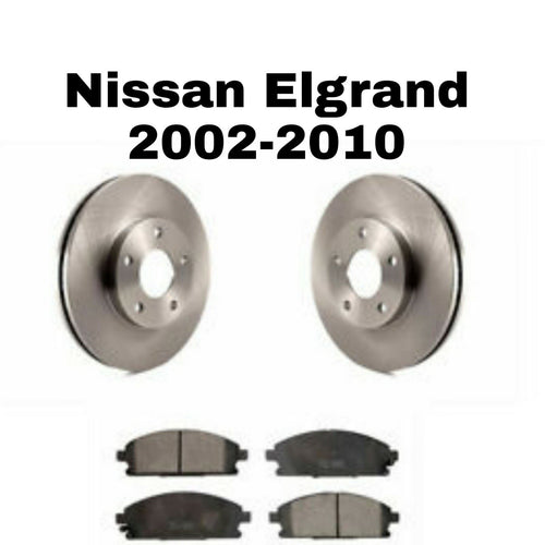Nissan Elgrand E51 2002-2010 Front Brake Discs & Pads