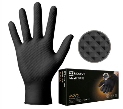 Extra Strong Grip Nitrile Gloves Box of 50 Large