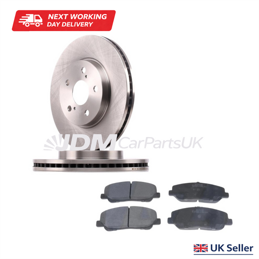 Toyota Estima 2000-2006 Front Brake Pads & Discs Set Pair 296mm