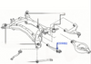 Nissan Elgrand E51 2002-2010 Rear Wishbone Bush Front Arm Inner Lower Shock Absorber Bush